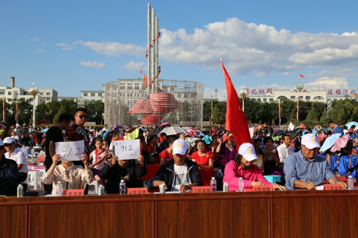 “礼赞新中国  奋进新时代”全县职工大合唱表演赛 (16)