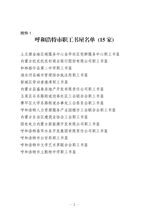2023红头--呼和浩特市总工会关于命名2022年全市职工书屋的通知_02